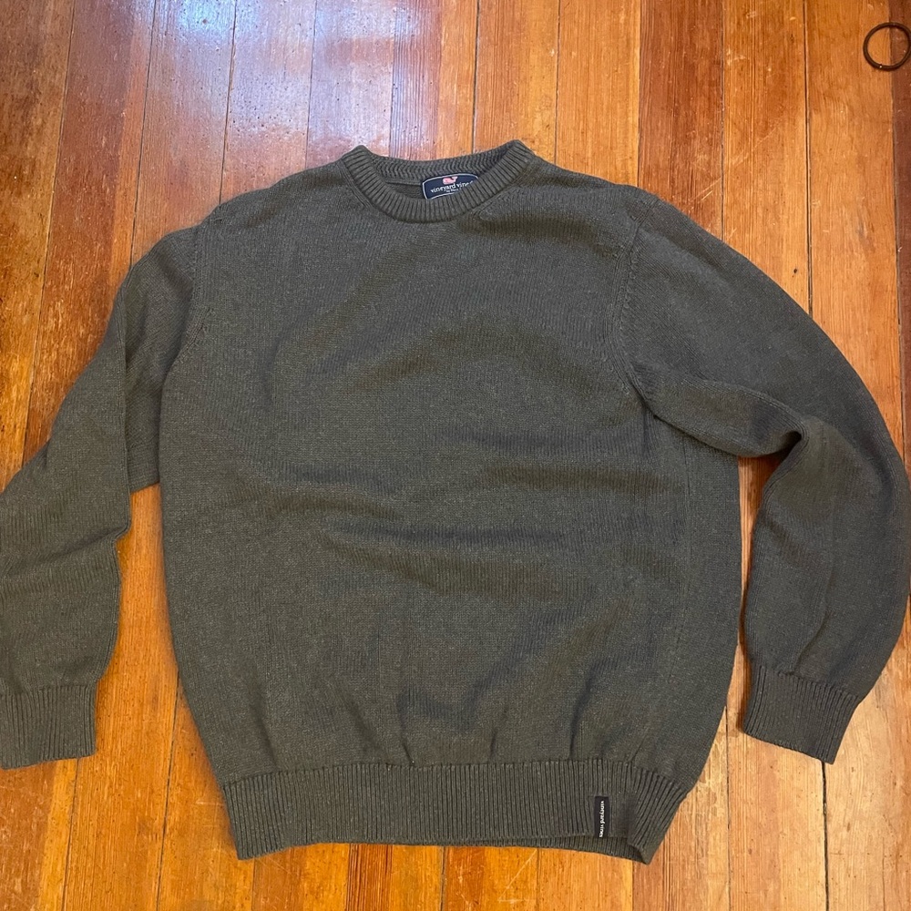 Vineyard Vines Green Crewneck Sweater